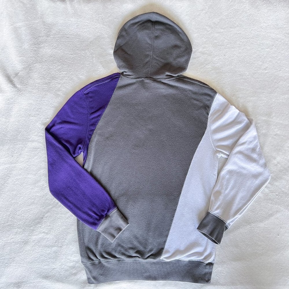 ⭐️⭐️SOLD⭐️⭐️ Men's Vurt Sweatshirt | Hood | Pull Over | Gray & Purple | Medium - Picture 2 of 7